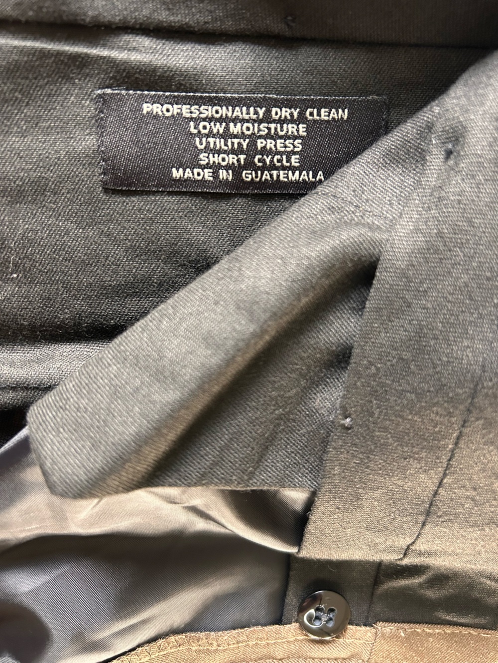 Jos A Bank Executive Brown Dress Pants 36x32 Flat Front Classic - Picture 6 of 9